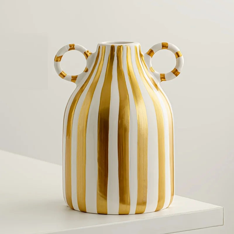 Ceramic Hand-Painted Vase