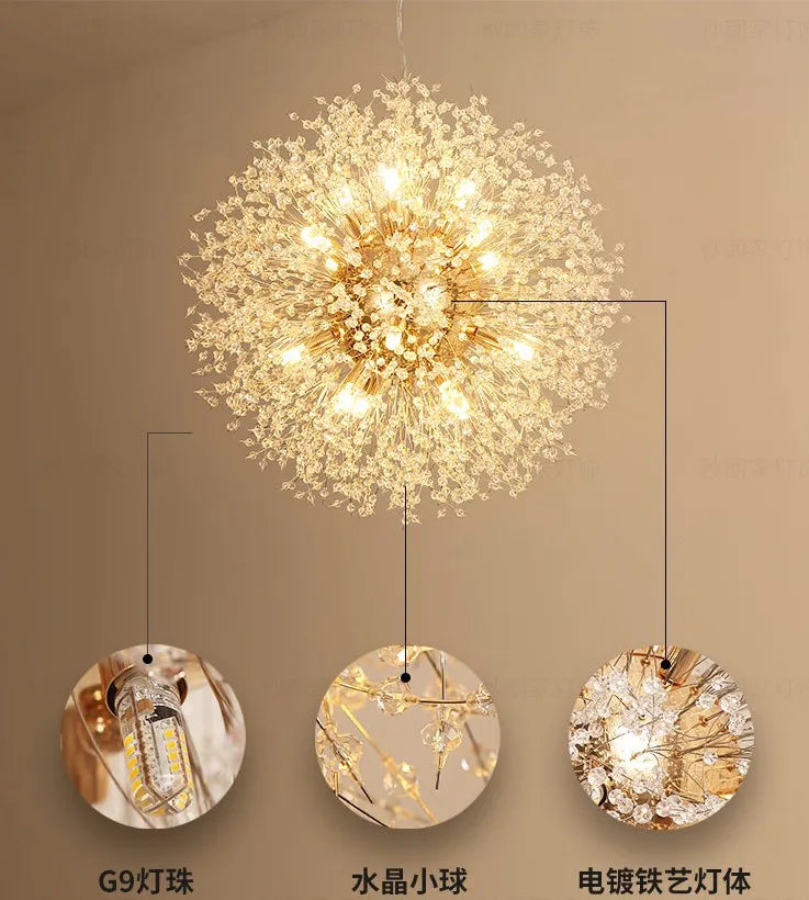 Dandelion Chandelier