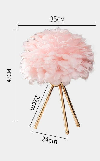 Goose Feather Lamp