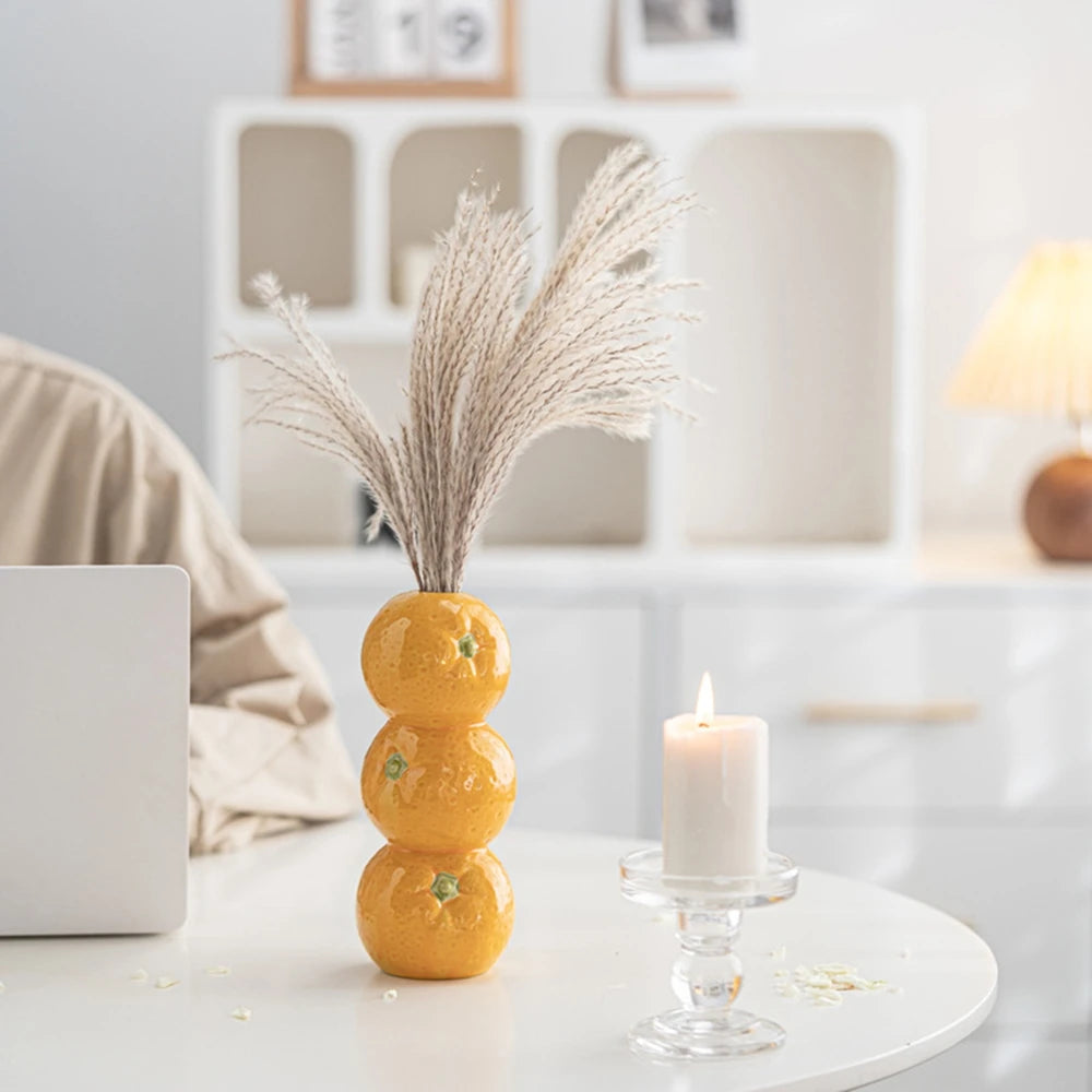 Ceramic Fruit Vases