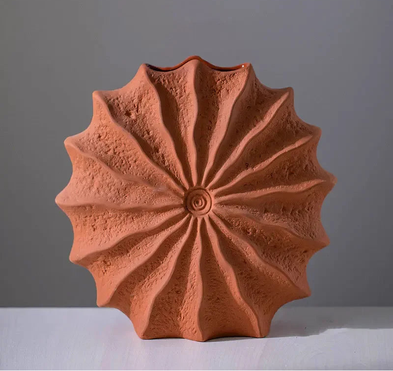 Ceramic Shell Shaped Vase