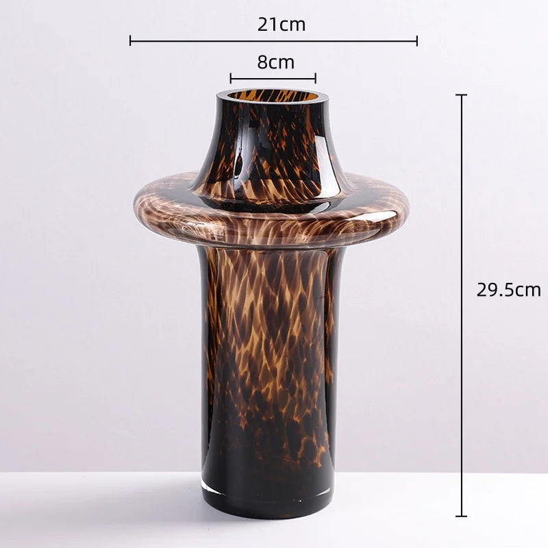 Leopard Print Vase