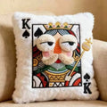 Cartoon Embroidered Pillow