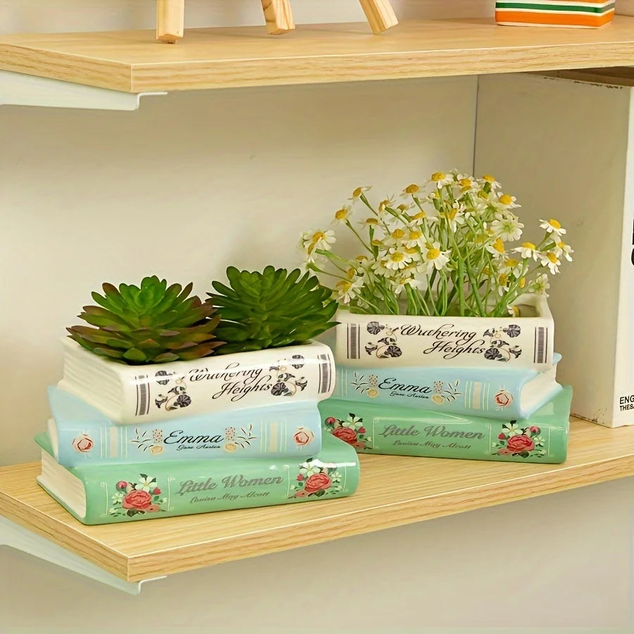 Book Shaped Vase