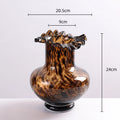 Leopard Print Vase