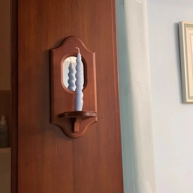 Vintage Wall Mirror & Shelf