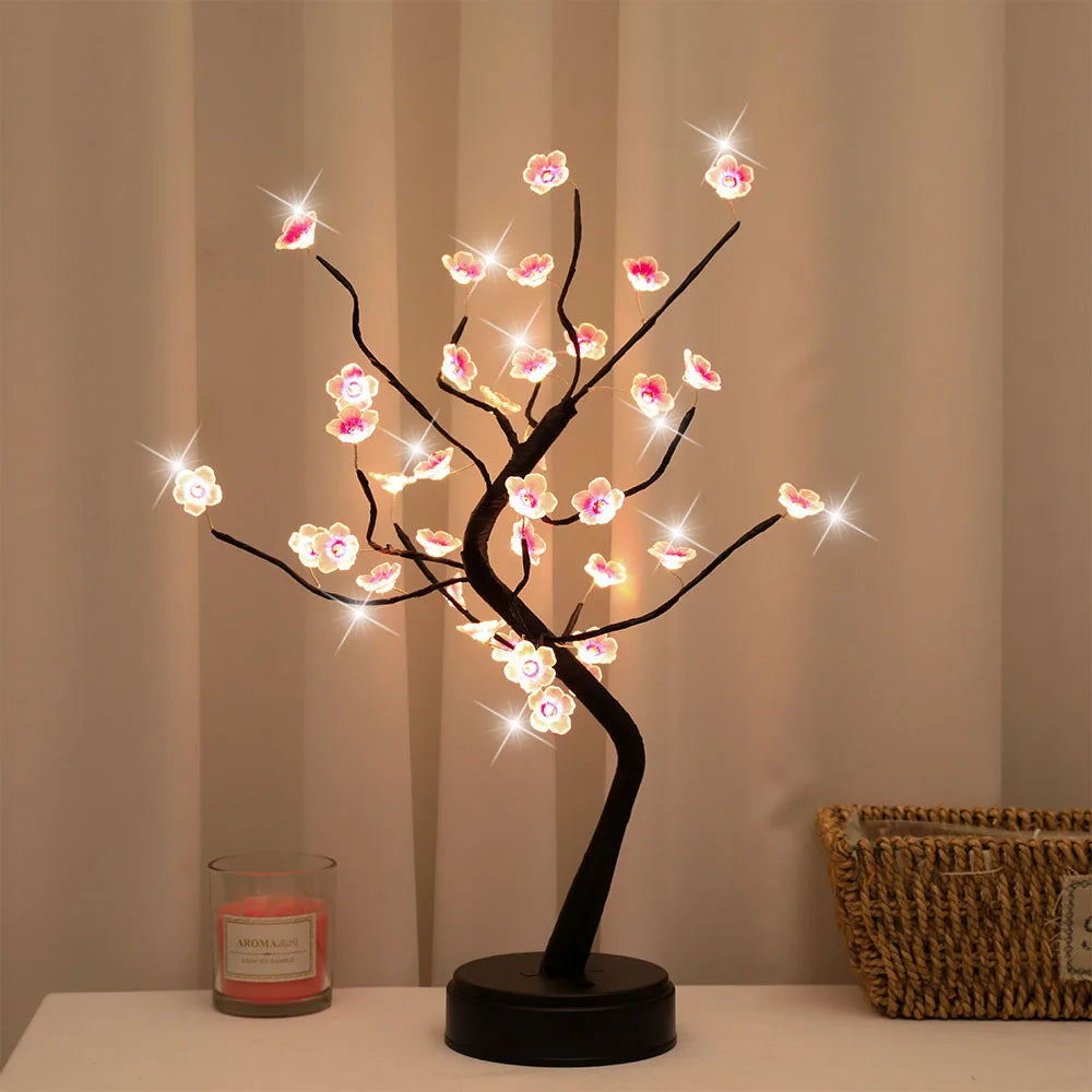 Bonsai Cherry Blossom Lamp