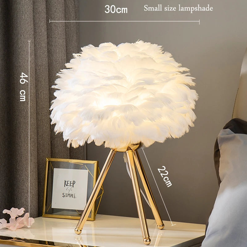 Goose Feather Lamp