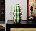 Ceramic Striped Vases