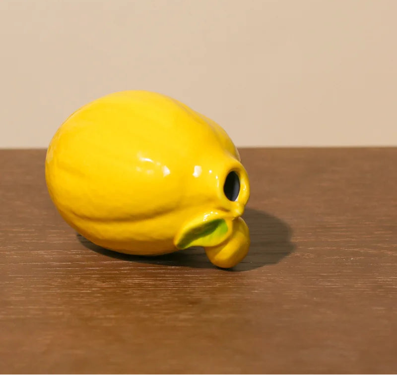 Ceramic Lemon Vase