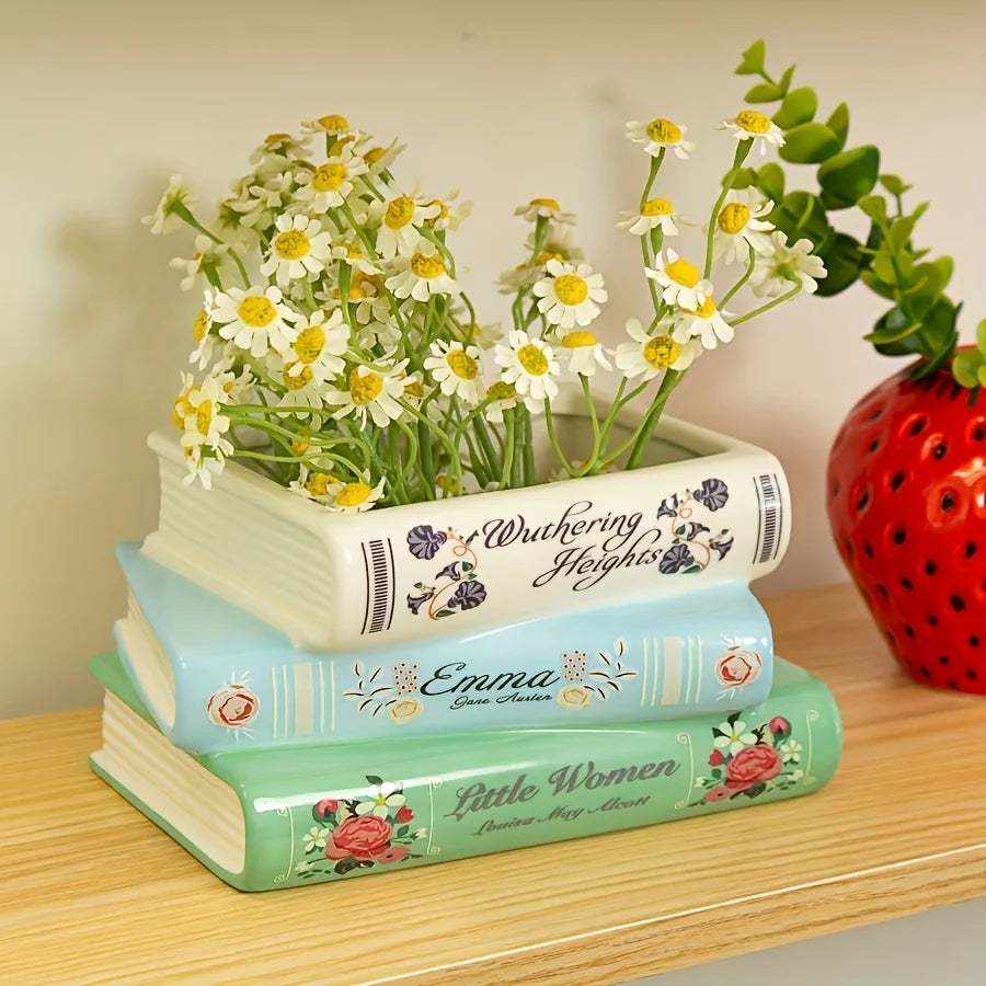 Book Shaped Vase
