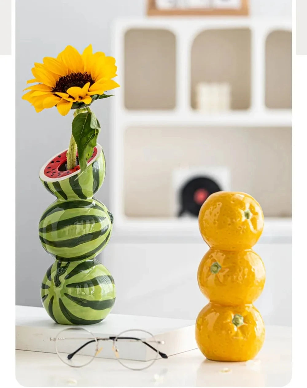 Ceramic Fruit Vases