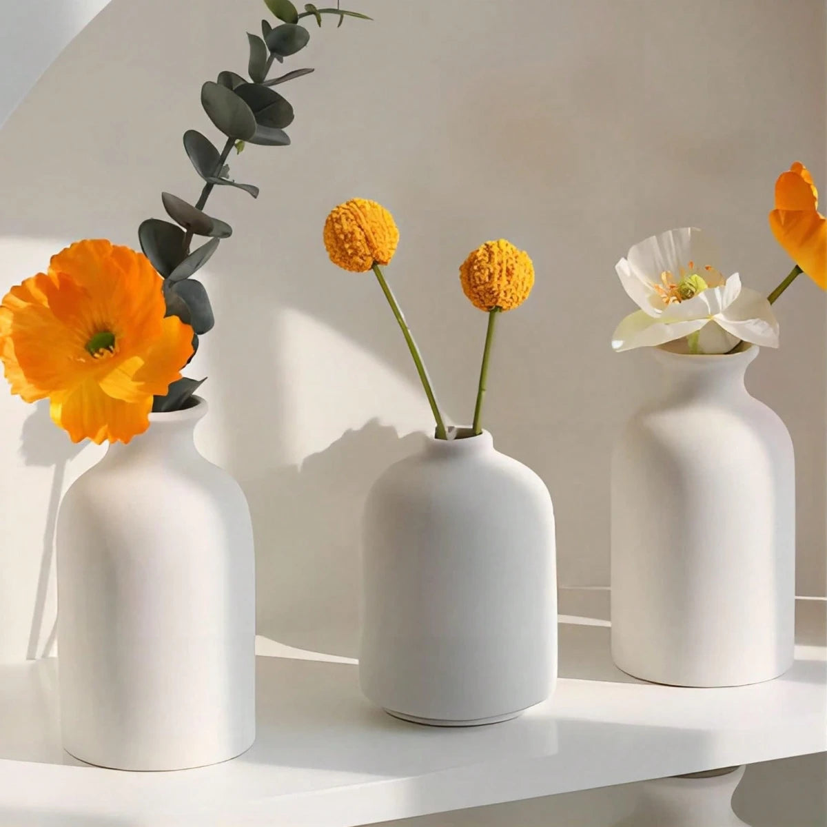 Ceramic Bohemian Vase Set