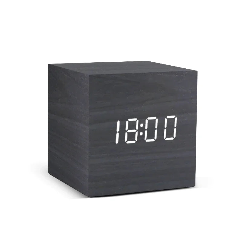 Wooden Alarm Clock