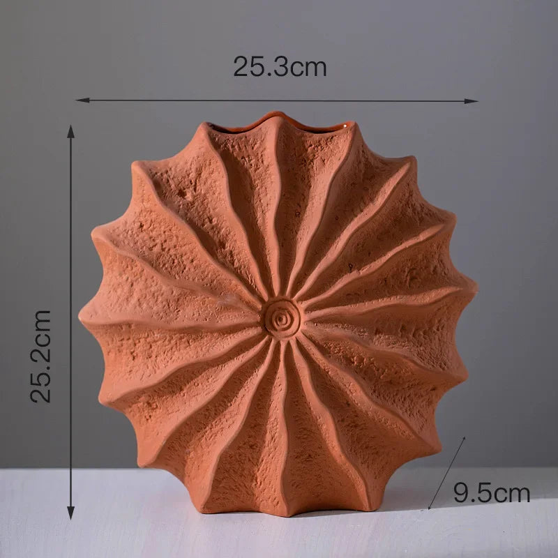Ceramic Shell Shaped Vase