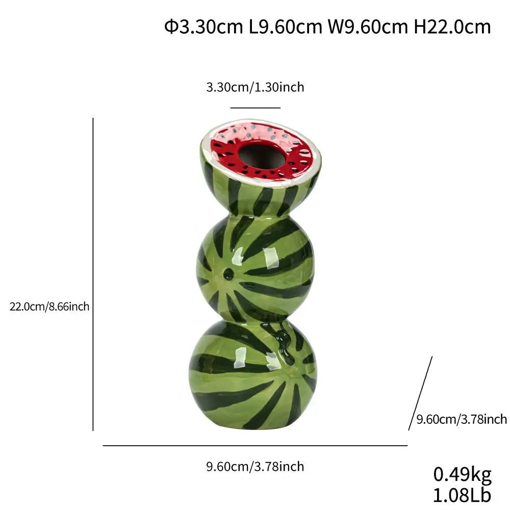 Ceramic Fruit Vases