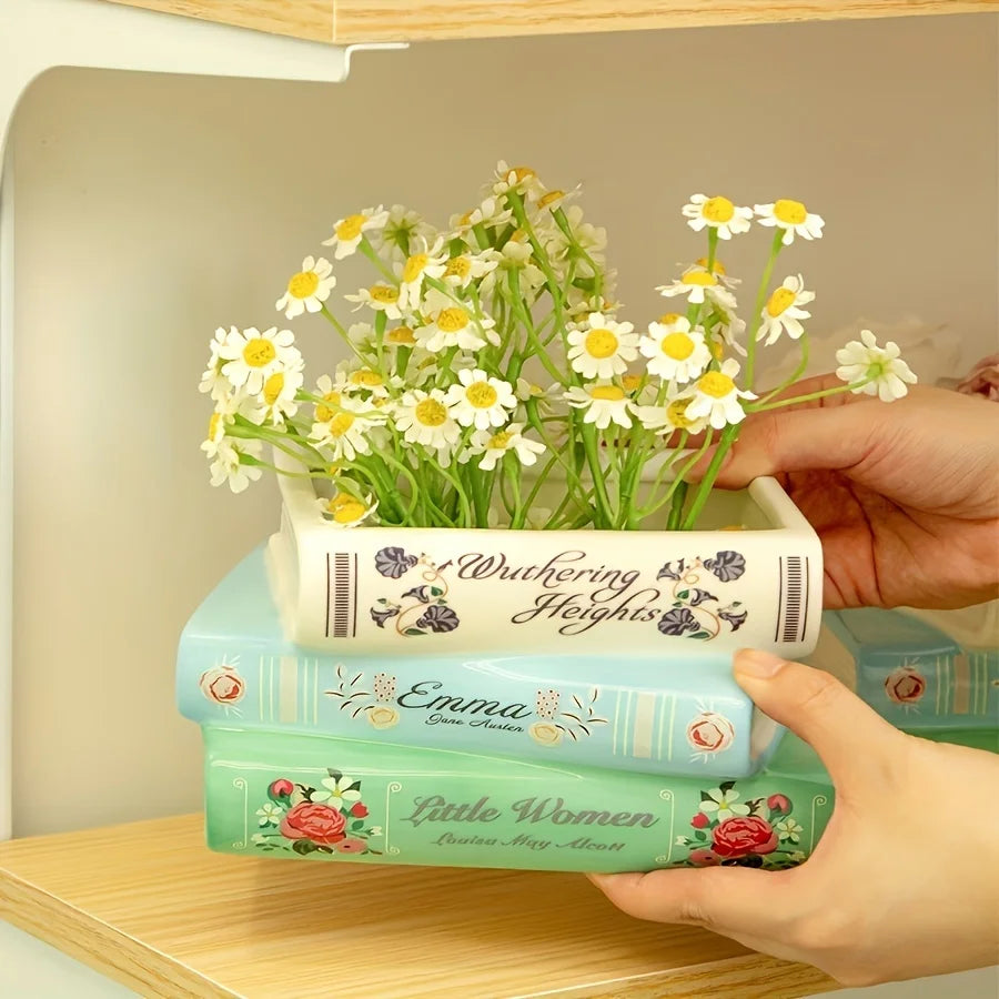 Book Shaped Vase