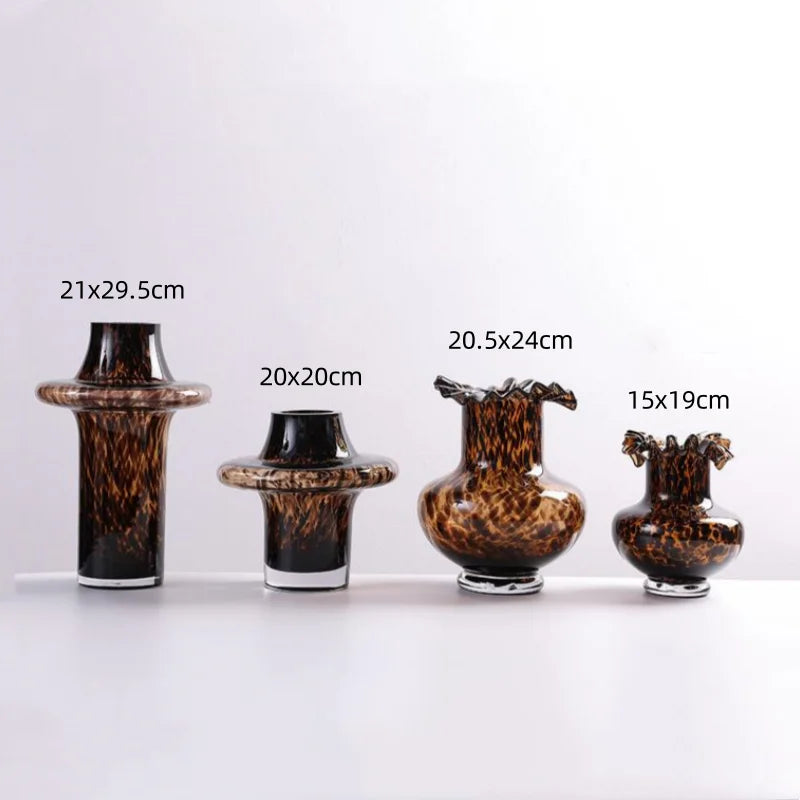 Leopard Print Vase