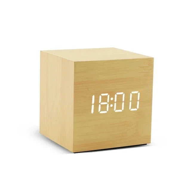 Wooden Alarm Clock