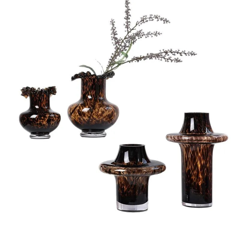 Leopard Print Vase