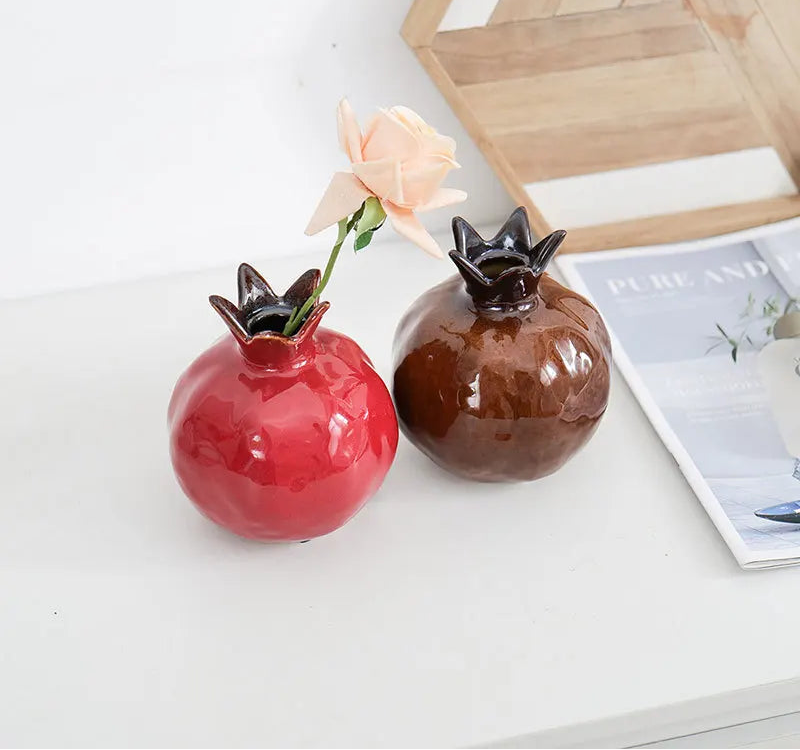 Ceramic Pomegranate Vase