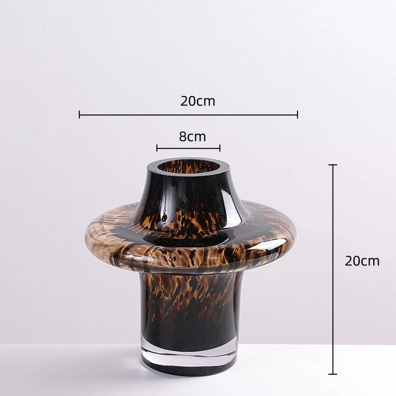 Leopard Print Vase