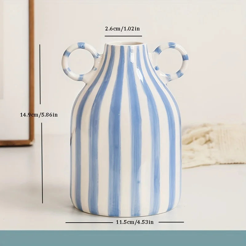 Ceramic Hand-Painted Vase