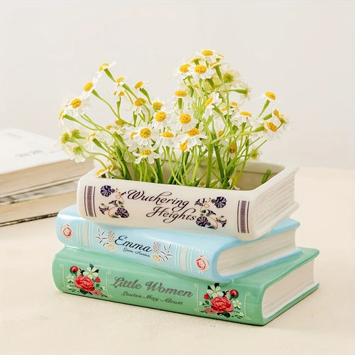 Book Shaped Vase