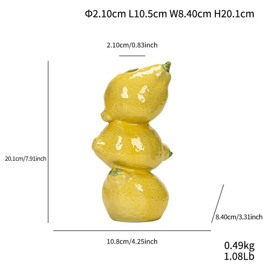 Ceramic Fruit Vases