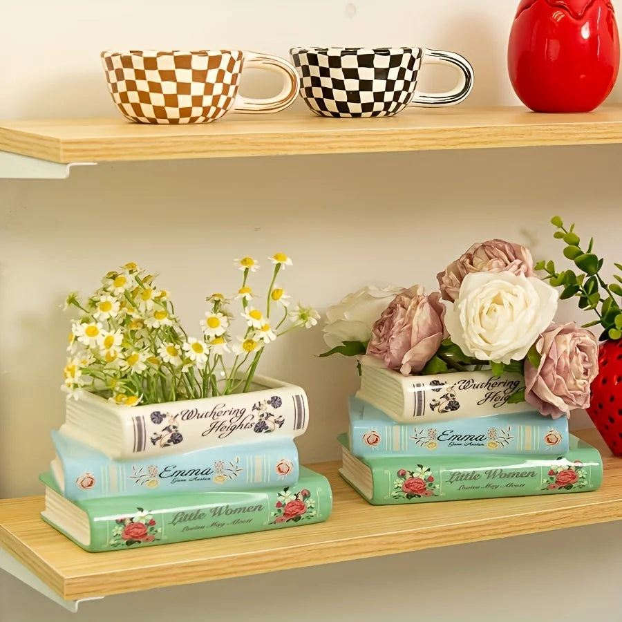 Book Shaped Vase