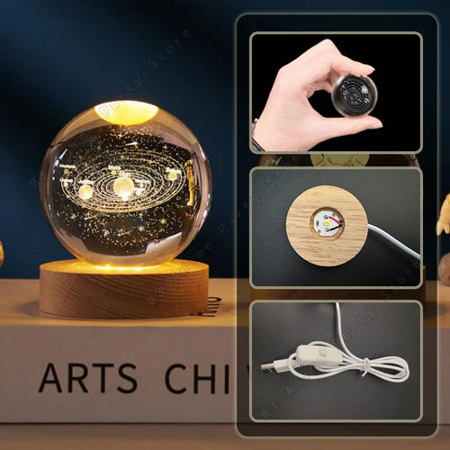 3D Crystal Ball Lamp
